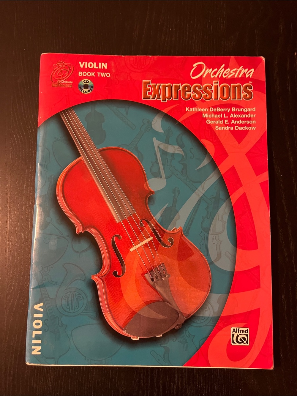 Alfred Orchestra Expressions Book Two Violin Edition No CD ISBN 0-7579-2066-7